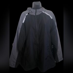 Men's Black and Gray Jacket